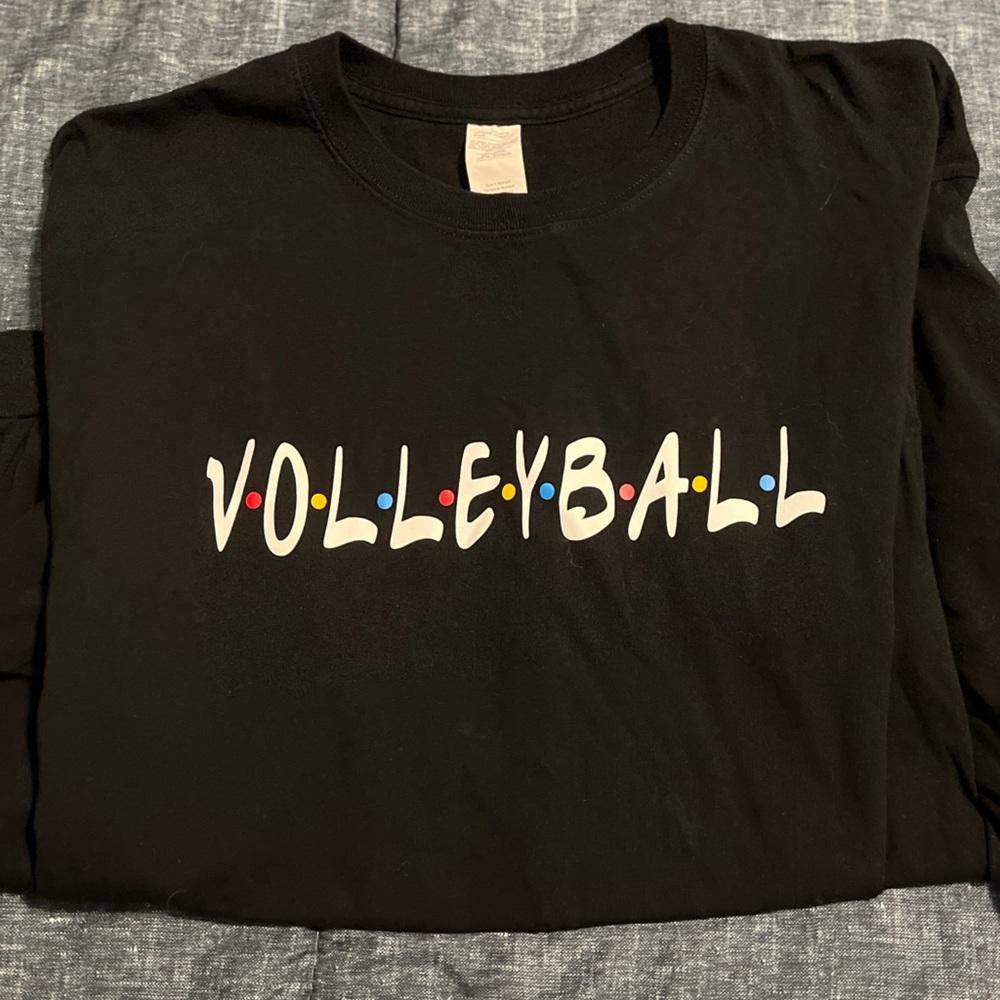 Volleyball (Friends Design) Long Sleeved Tee XL